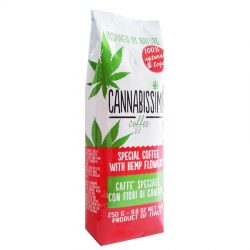 Cannabissimo Caffè macinato con Fiori di Canapa (250g)