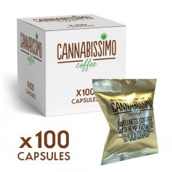Cannabissimo Capsule compatibili Nespresso con Fiori di Canapa